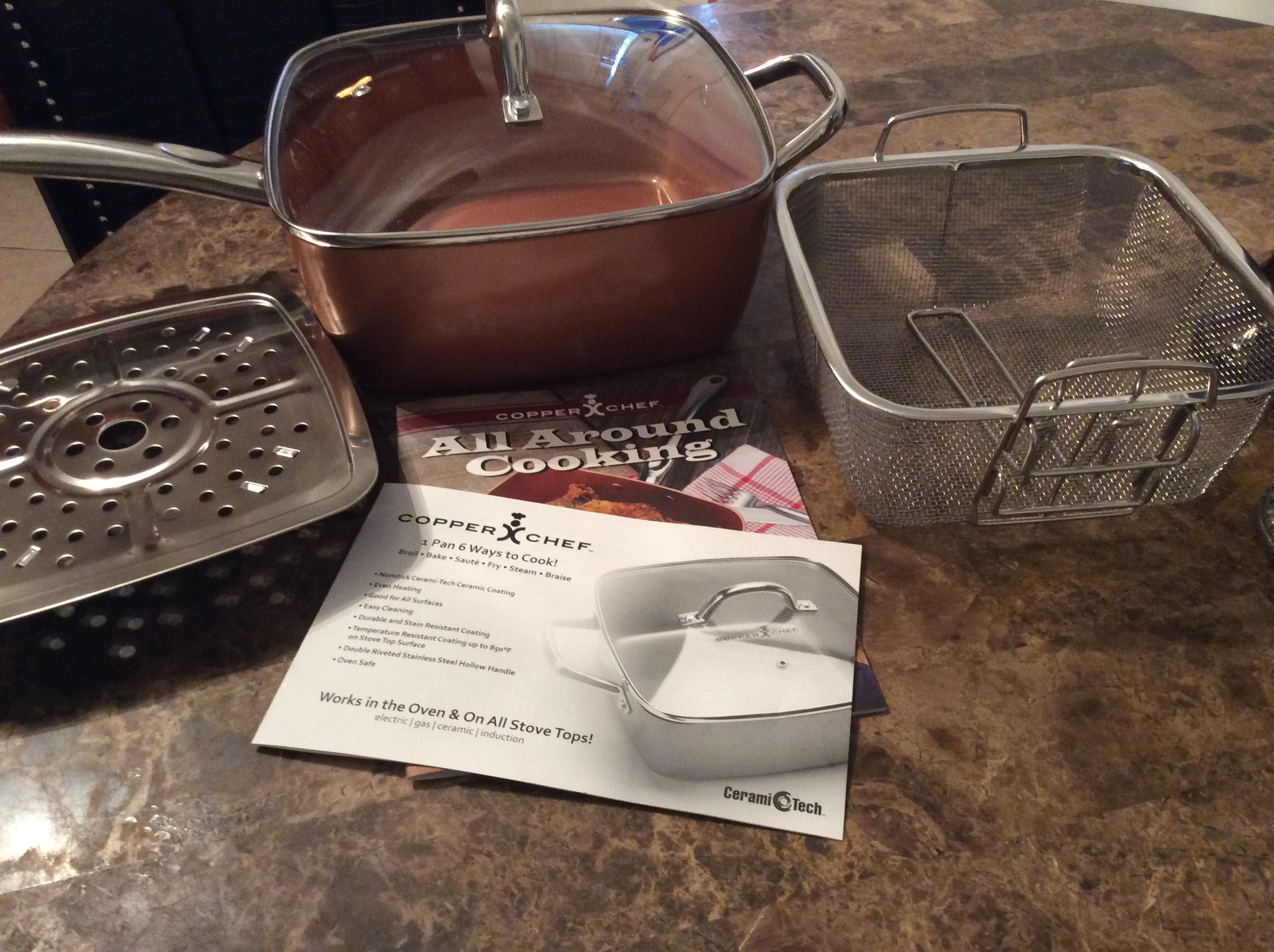 Get Cooking with the Copper Chef Square Pan – The Review Chic